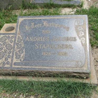 STAPELBERG Andries Jacobus 1924-1963