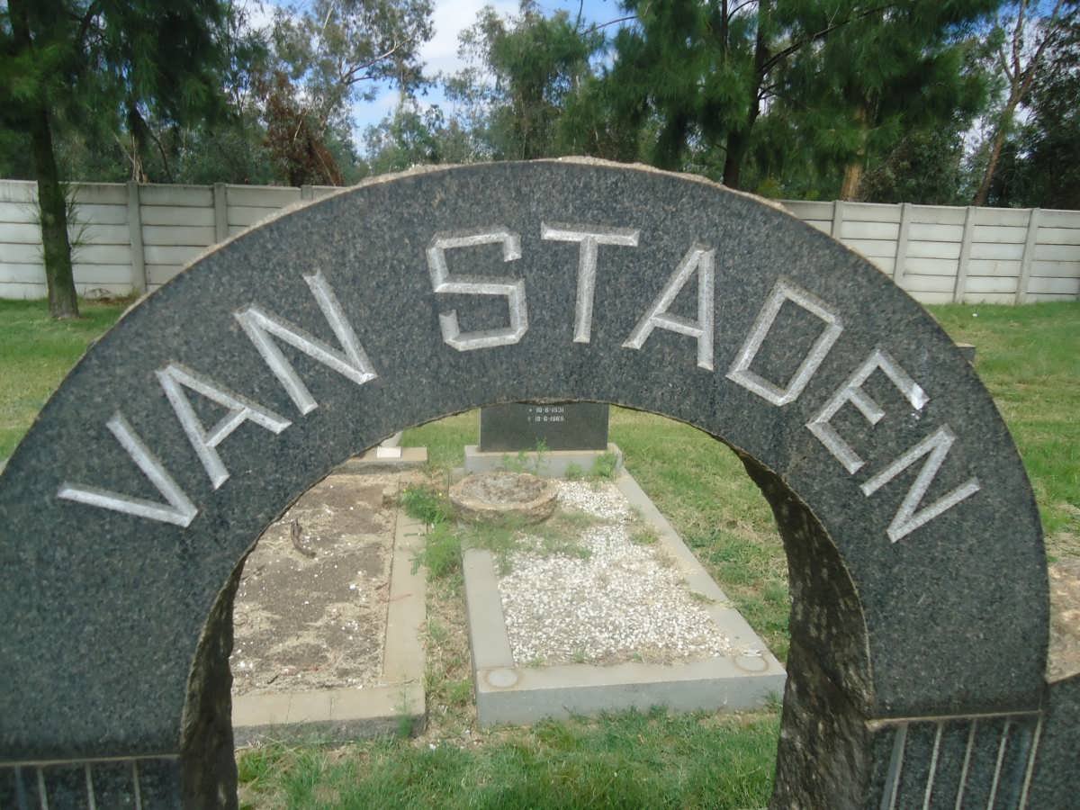 STADEN Jacobus Fredrick, van 1895-1965 &amp; Johanna Adriana 1901-1985