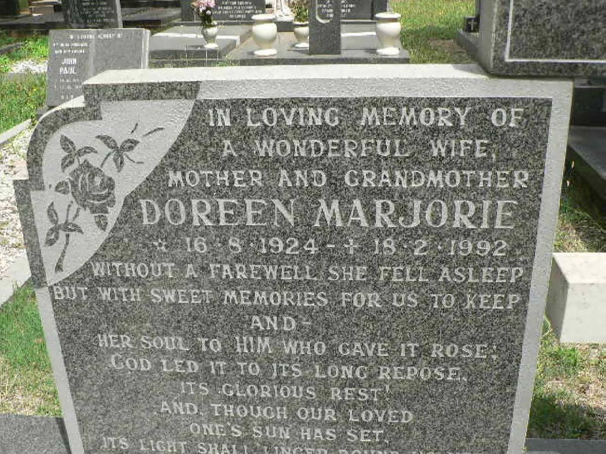 STEVENS Doreen Marjorie 1924-1992