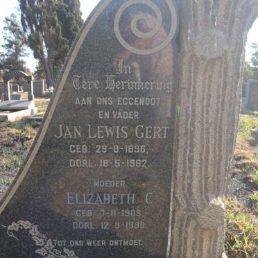 STRYDOM Jan Lewis Gert 1896-1962 & Elizabeth C. 1903-1999
