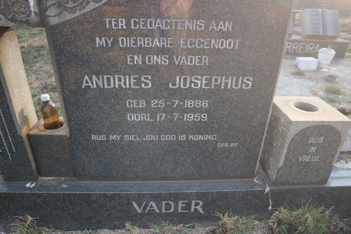 TOIT Andries Josephus, du 1886-1959 &amp; Elsie Johanna Magrietha nee SNYMAN 1888-1971