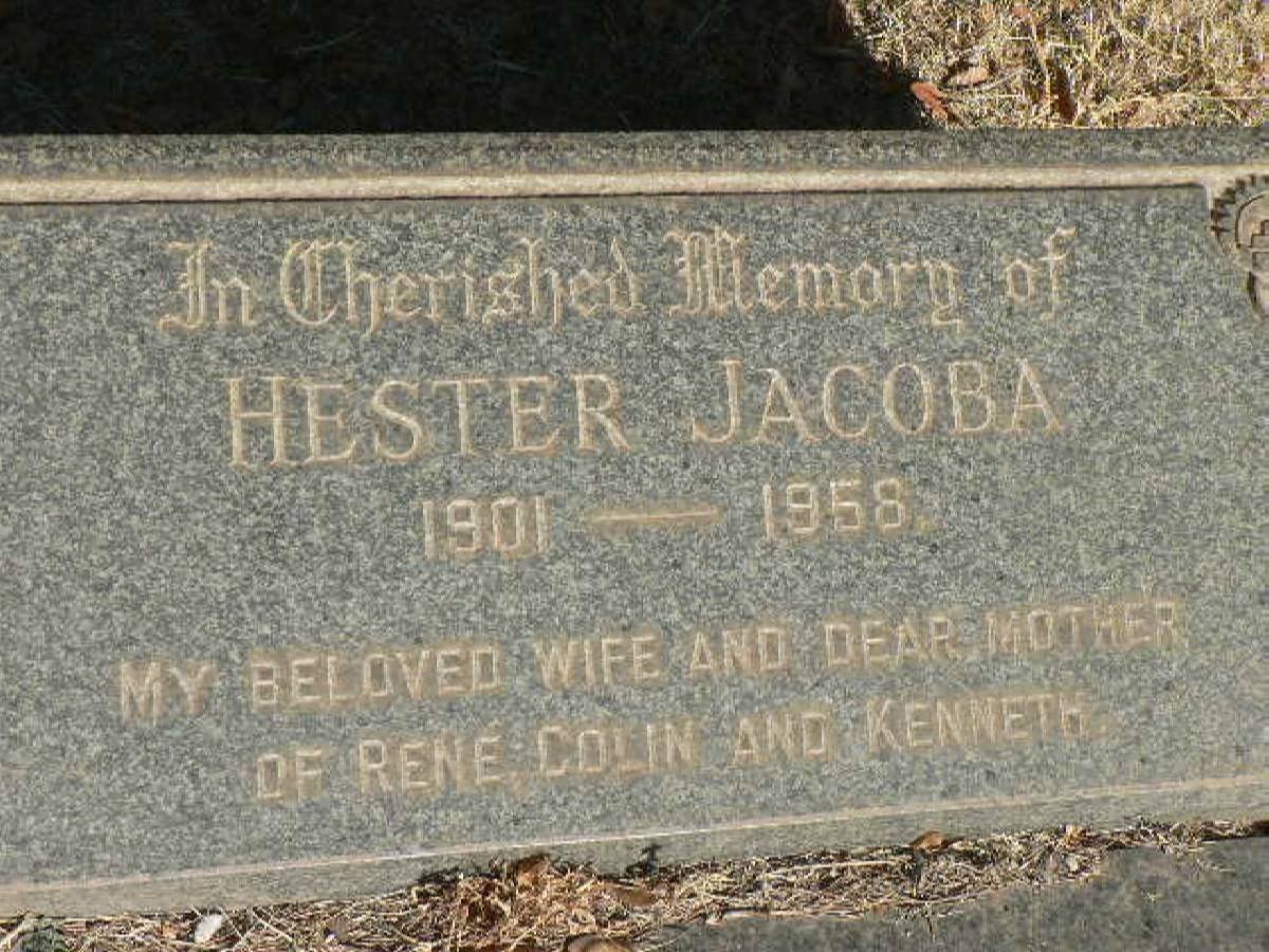VERDOORN Hester Jacoba 1901-1958