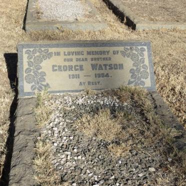 WATSON George 1911-1954