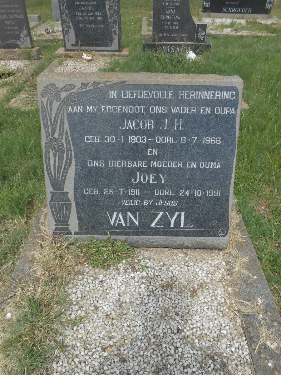 ZYL Jacob J.H., van 1903-1966 &amp; Joey 1911-1991