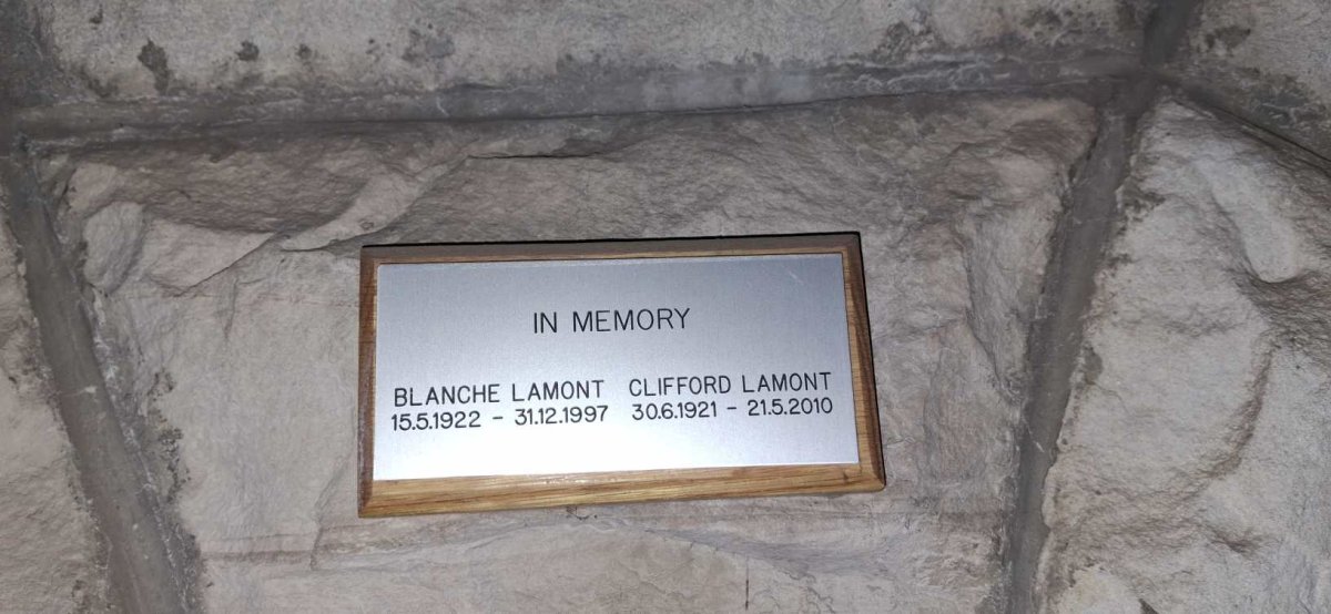 LAMONT Clifford 1921-2010 & Blanche 1922-1997