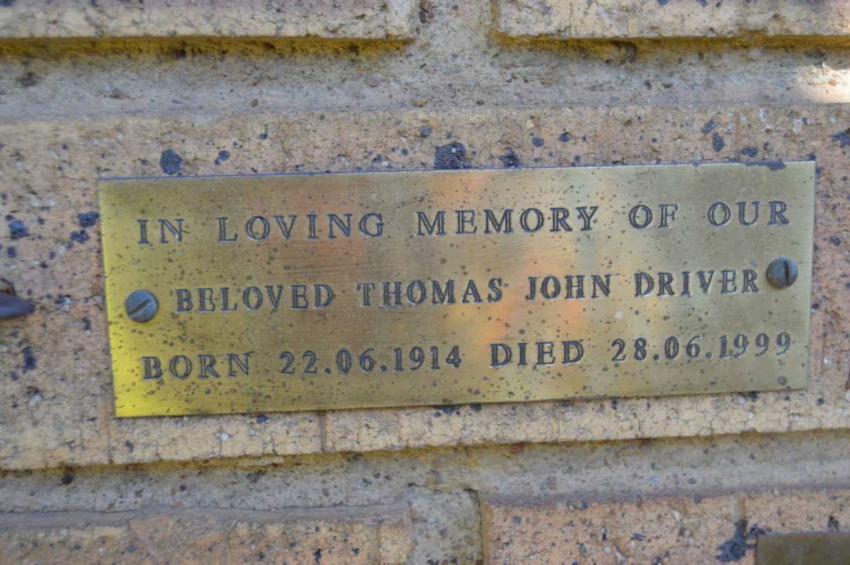 DRIVER Thomas John 1914-1999