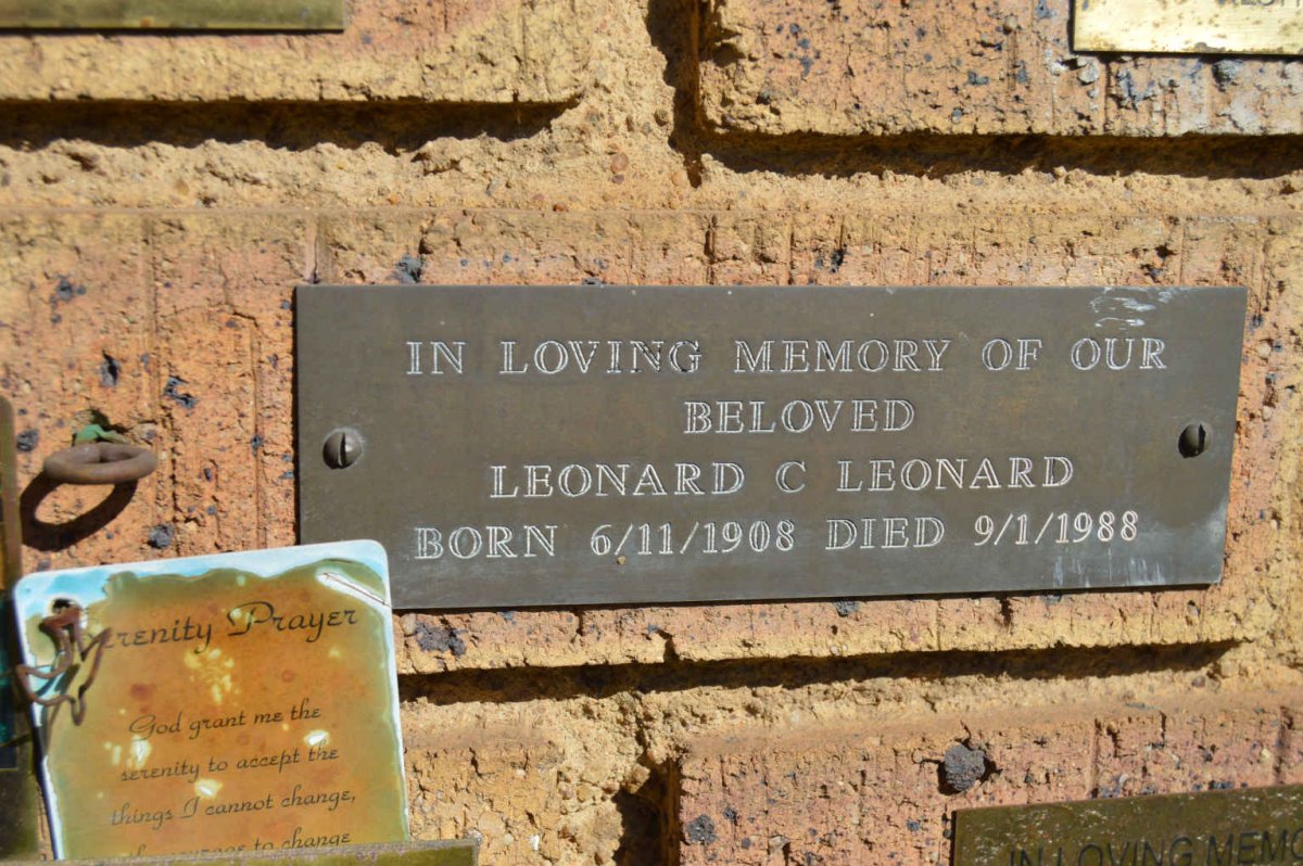 LEONARD Leonard C. 1908-1988