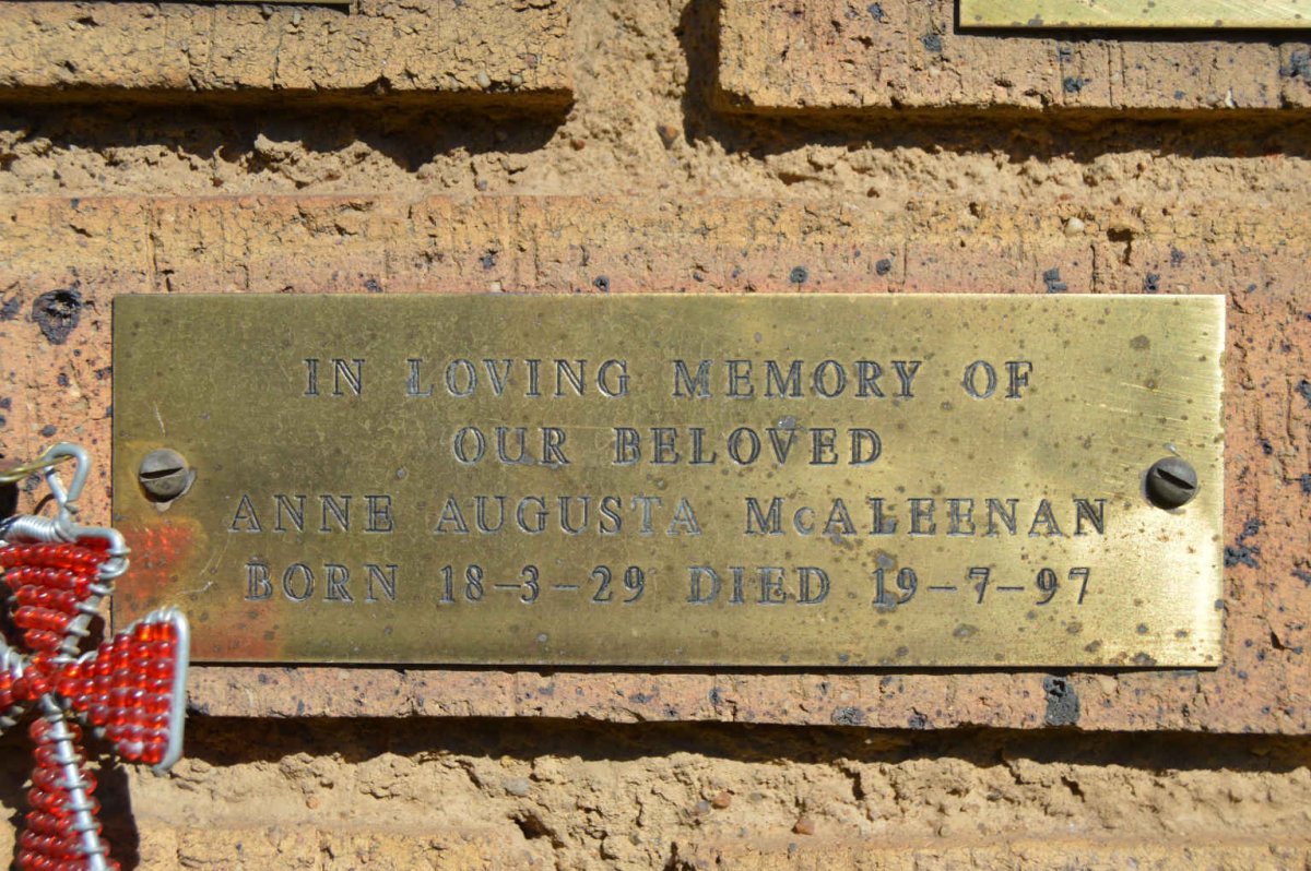 McALEENAN Anne Augusta 1929-1997