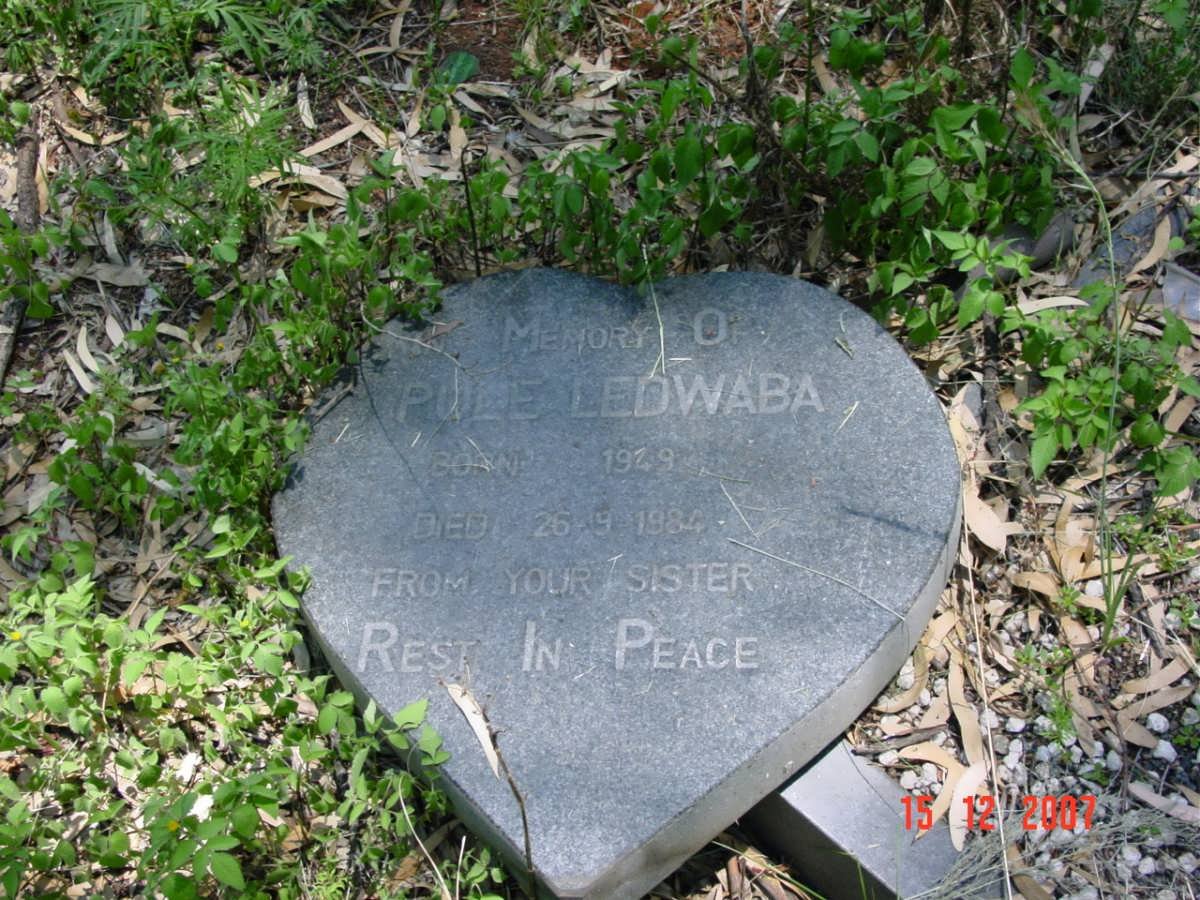 LEDWABA Pule 1949-1984