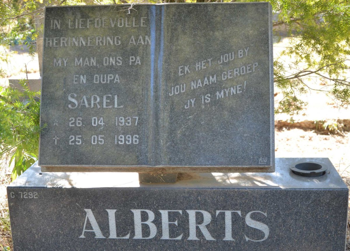 ALBERTS Sarel 1937-1996