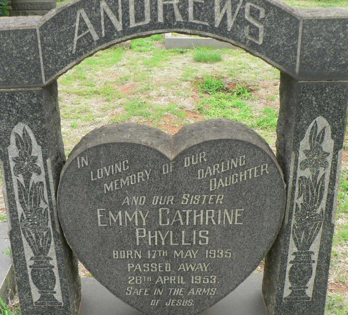 ANDREWS Emmy Cathrine Phyllis 1935-1953