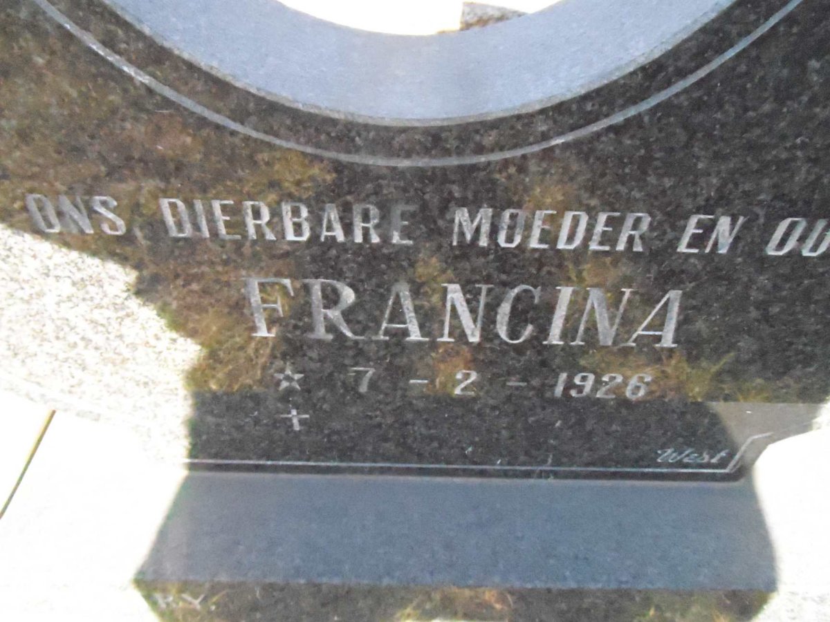 AUCAMP Francina 1926-