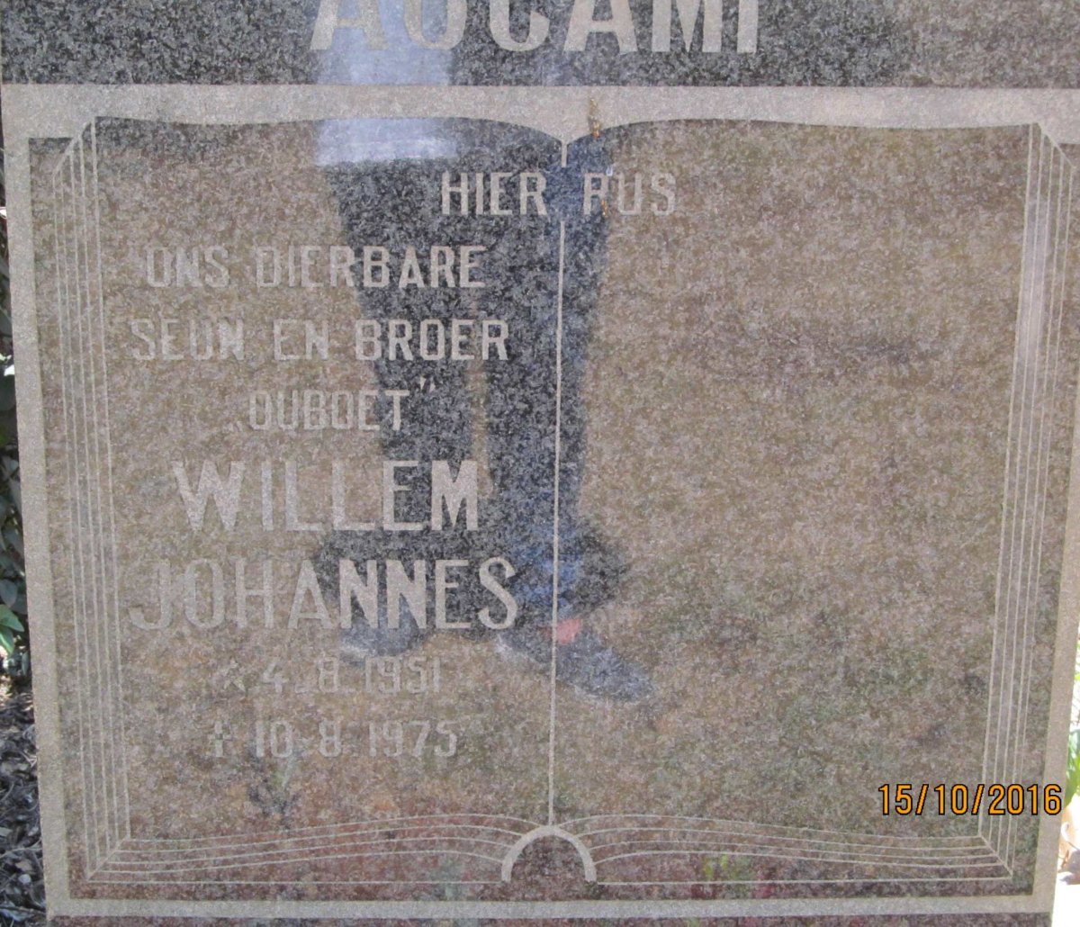 AUCAMP Willem Johannes 1951-1975