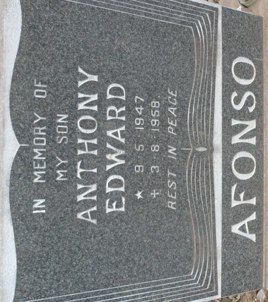 AFONSO Anthony Edward 1947-1958