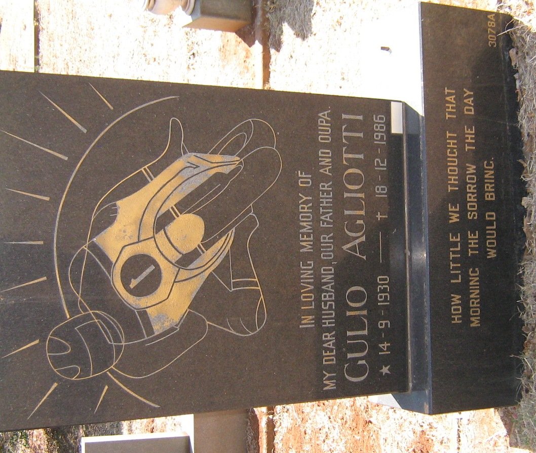 AGLIOTTI Gulio 1930-1986