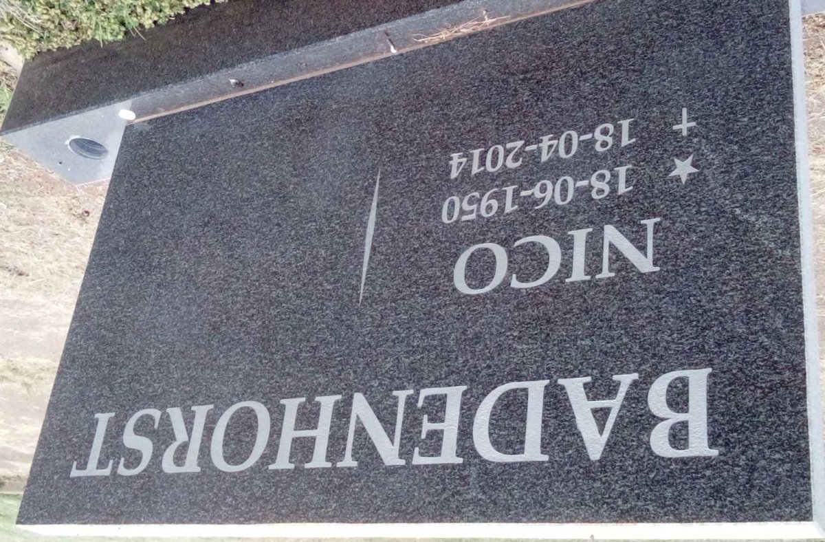 BADENHORST Nico 1950-2014