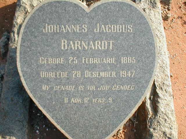 BARNARDT Johannes Jacobus 1885-1947