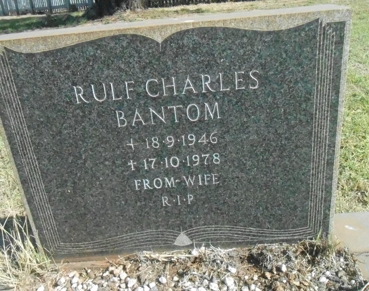 BANTOM Rulf Charles 1946-1978