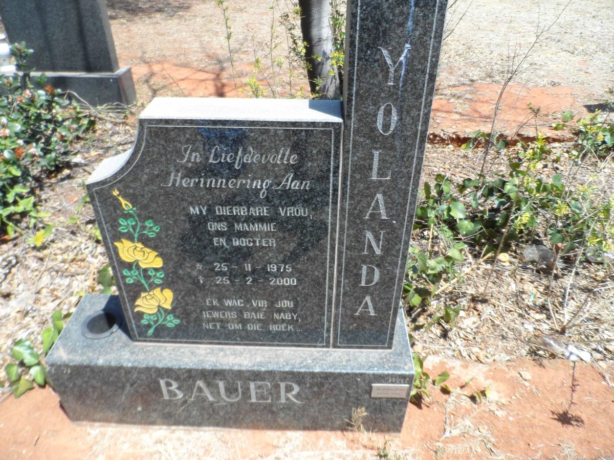 BAUER Yolanda 1975-2000