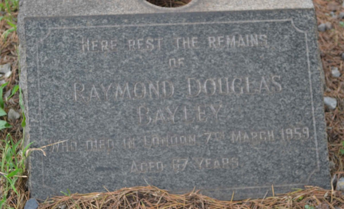BAYLEY Raymond Douglas -1959