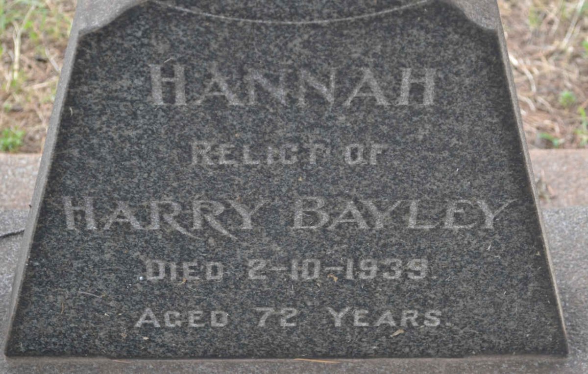BAYLEY Hannah -1939