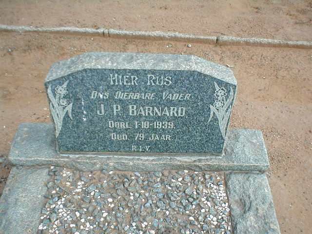 BARNARD J.P. -1939