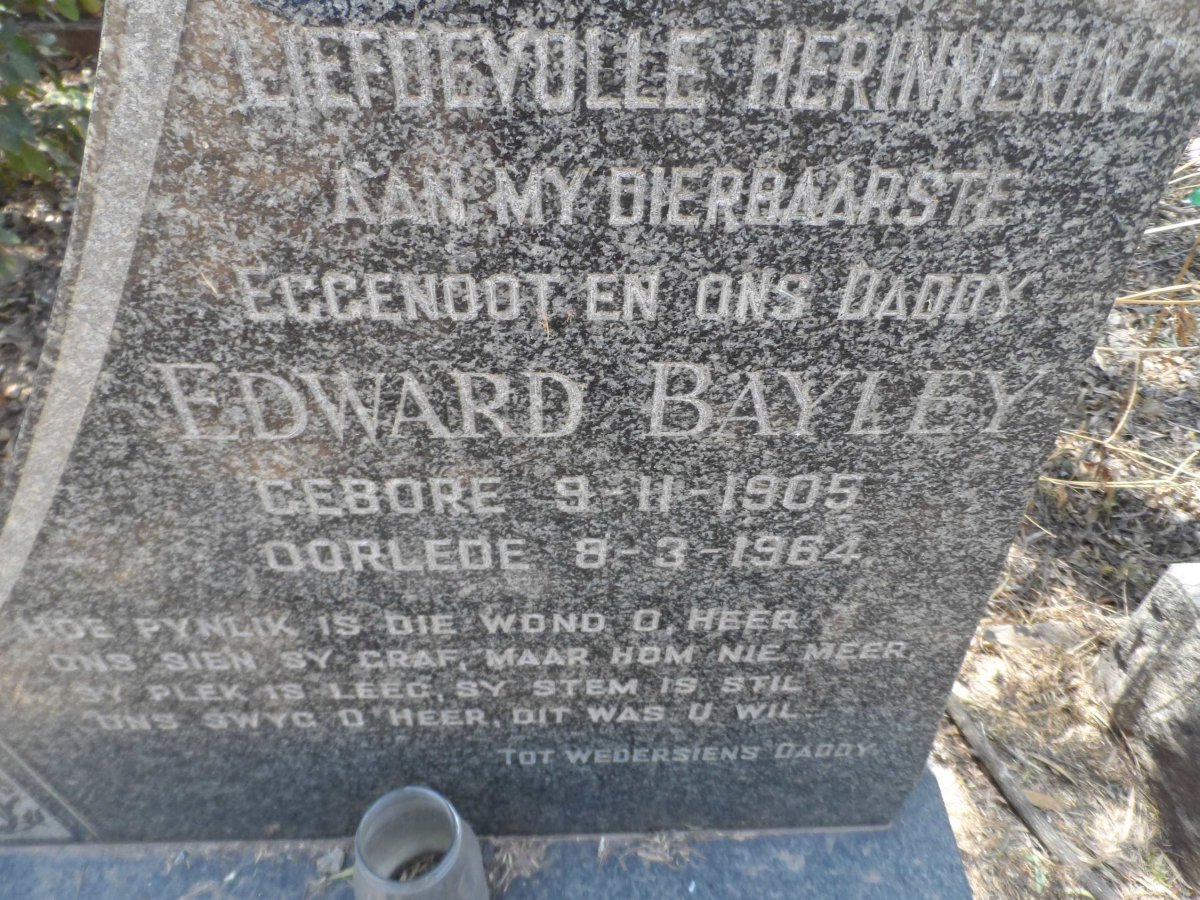 BAYLEY Edward 1905-1964