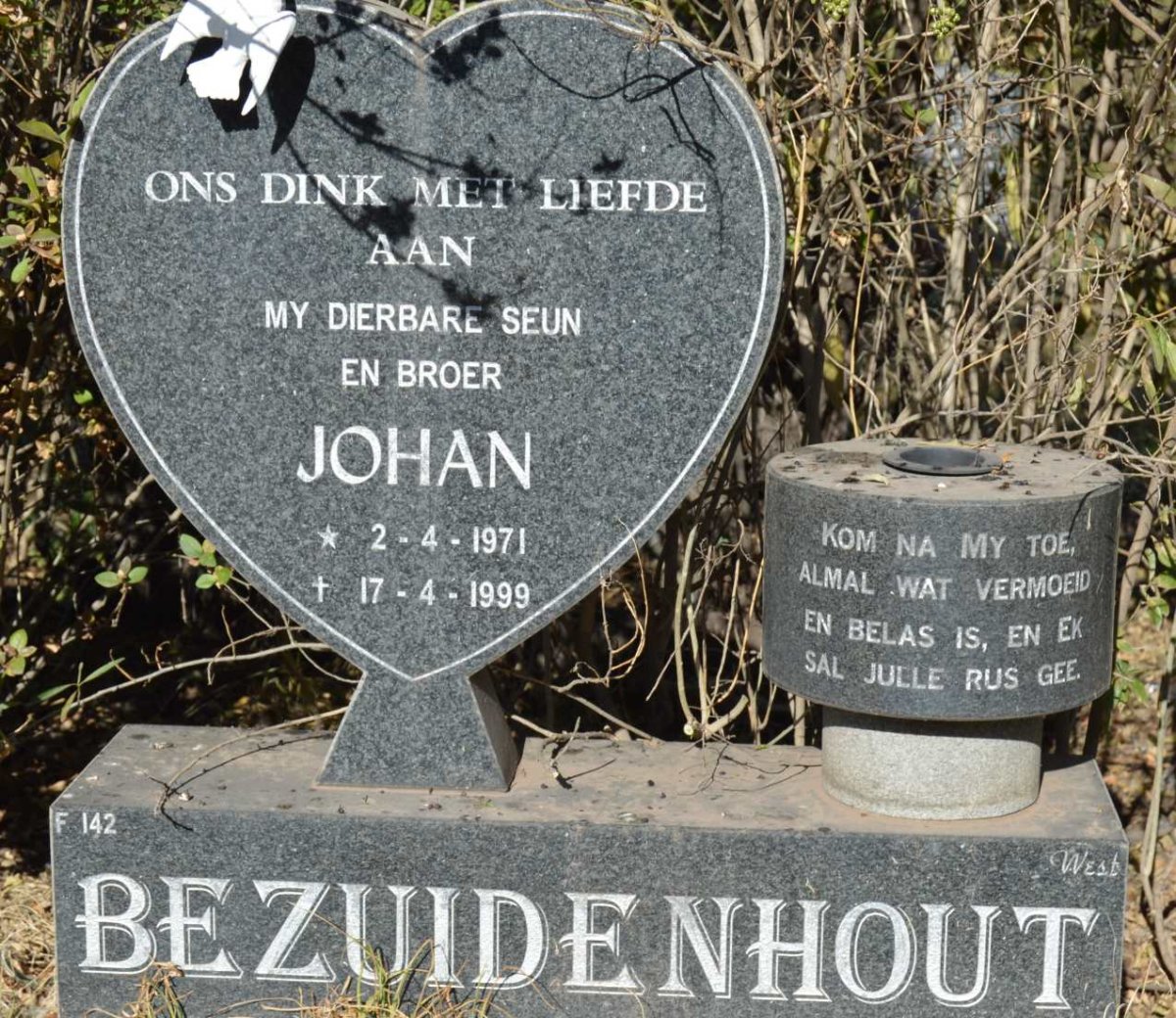 BEZUIDENHOUT Johan 1971-1999