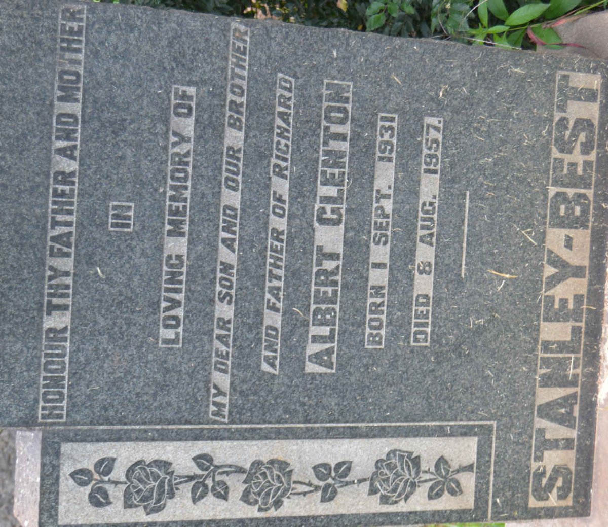 BEST Albert Glenton, Stanley 1931-1957