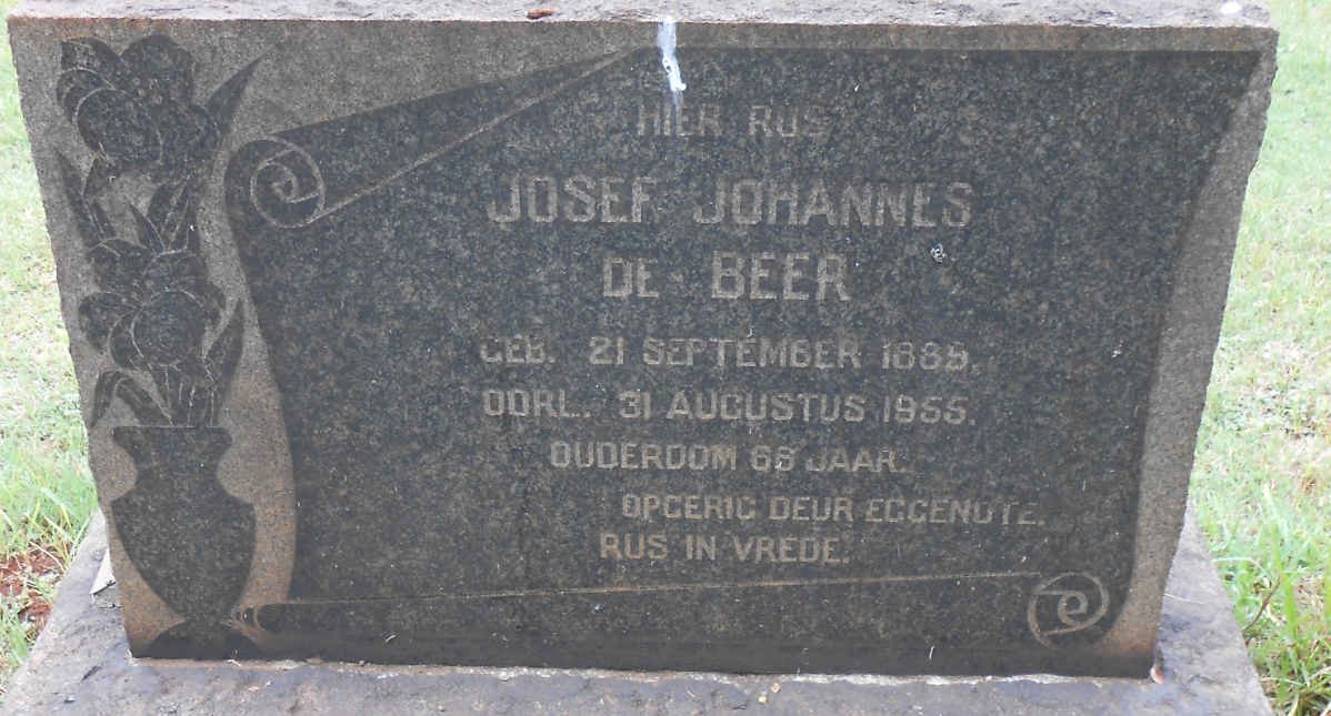 BEER Josef Johannes, de 1889-1955
