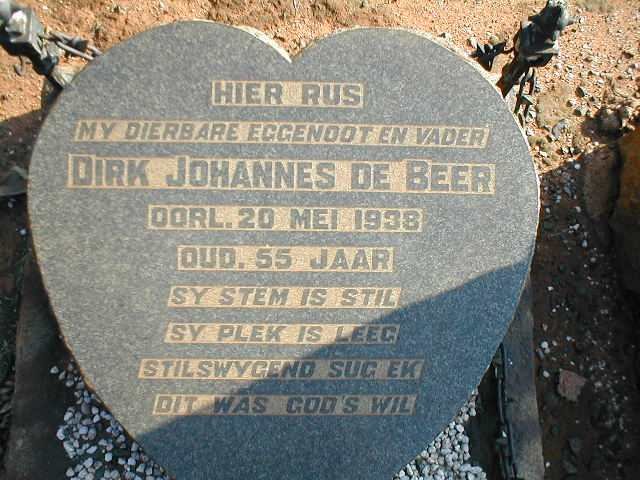 BEER Dirk Johannes, de  -1938