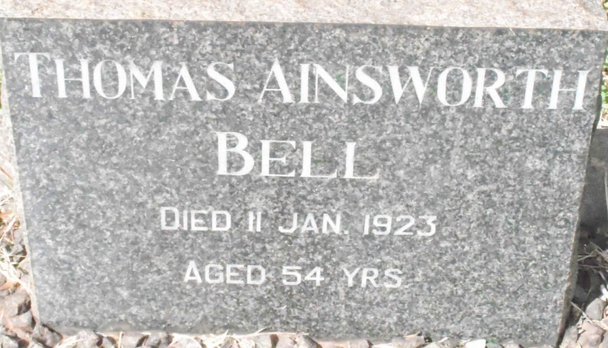 BELL Thomas Ainsworth -1923