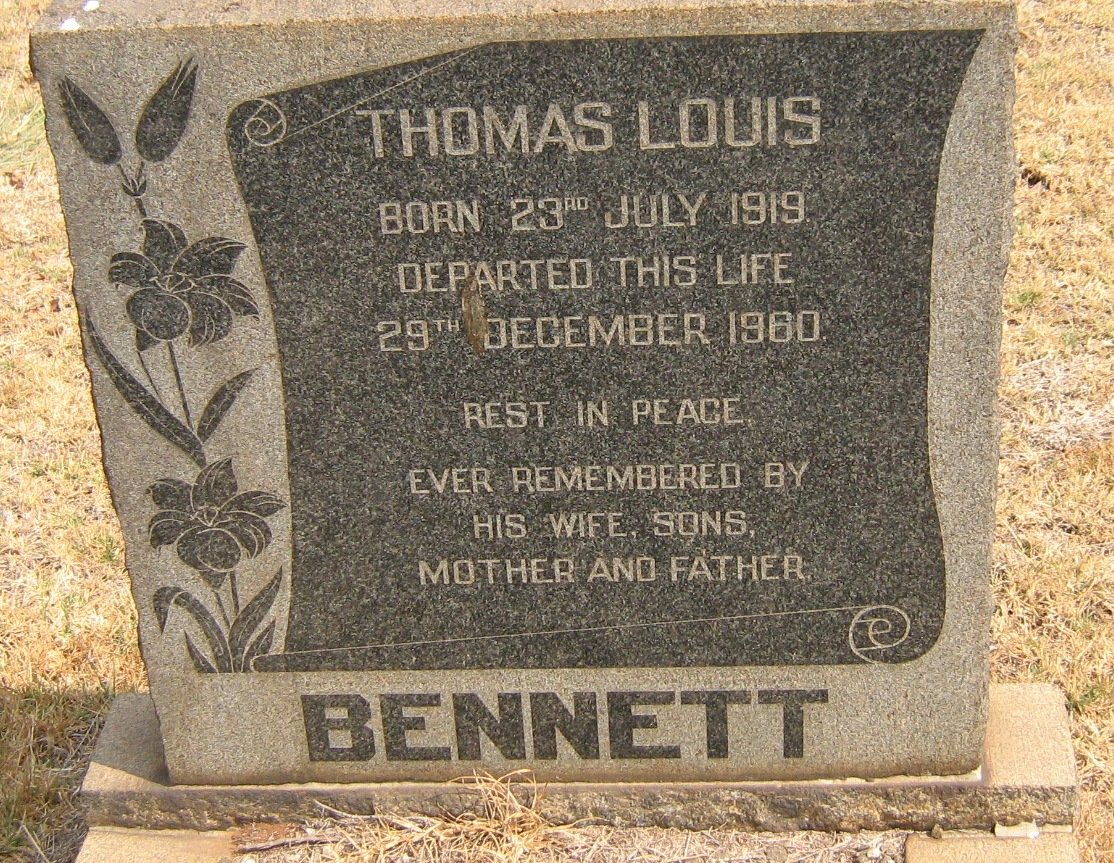 BENNETT Thomas Louis 1919-1960
