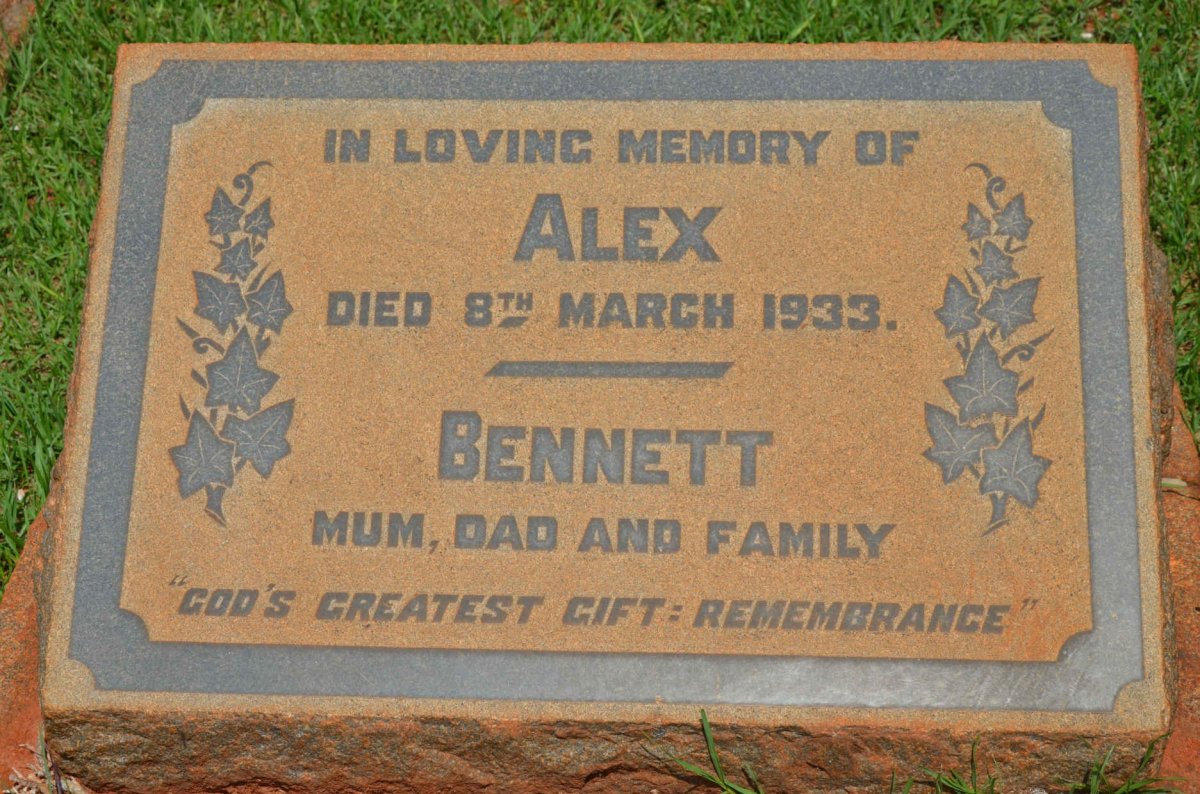 BENNETT Alex -1933