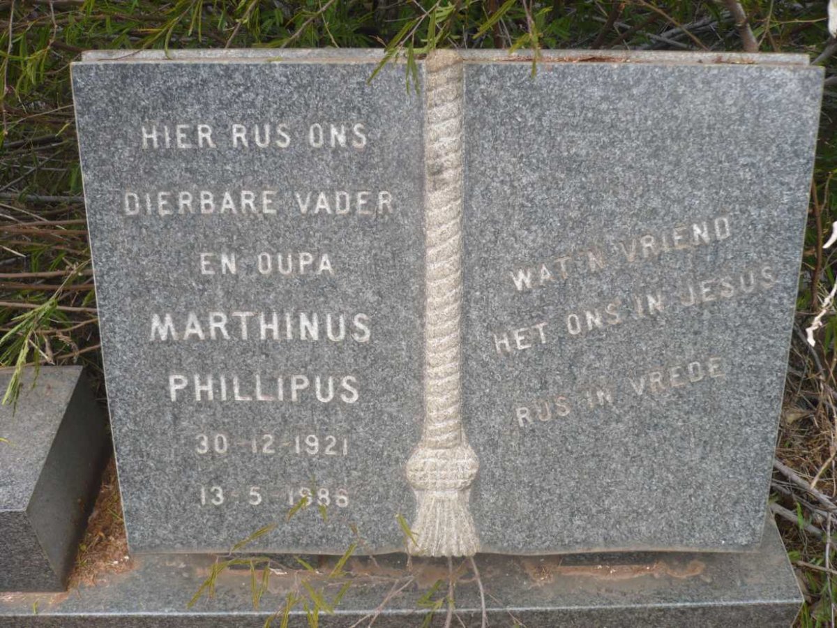 BEKKER Marthinus Phillipus 1921-1986