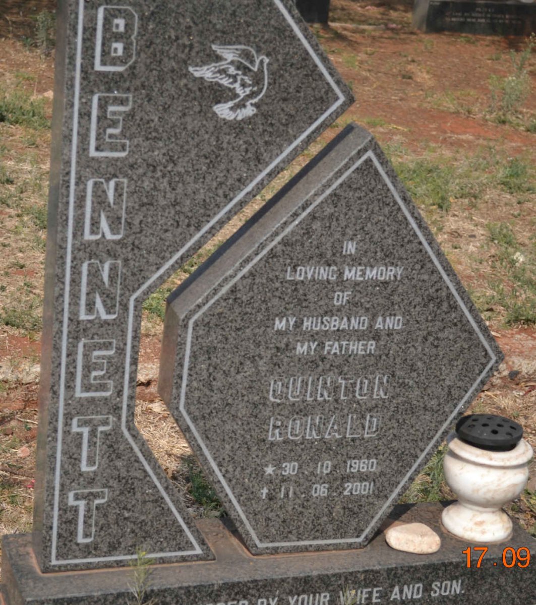 BENNETT Quinton Ronald 1960-2001