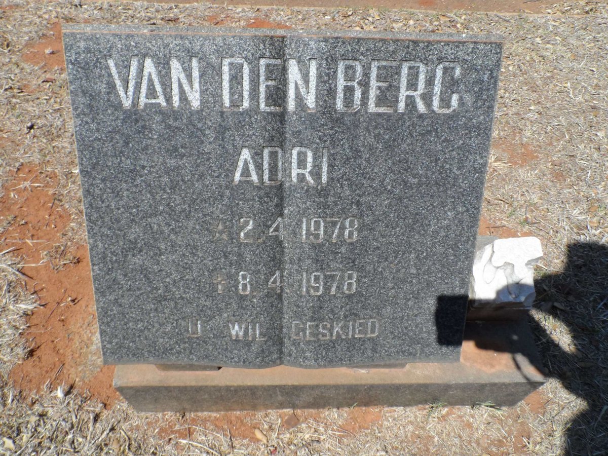 BERG Adri, van den 1978-1978