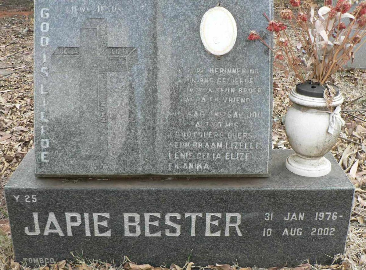 BESTER Japie 1976-2002