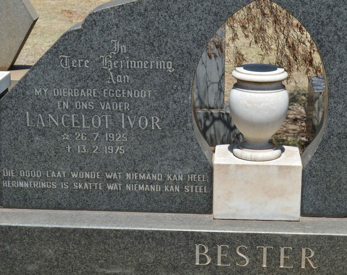BESTER Lancelot Ivor 1925-1975