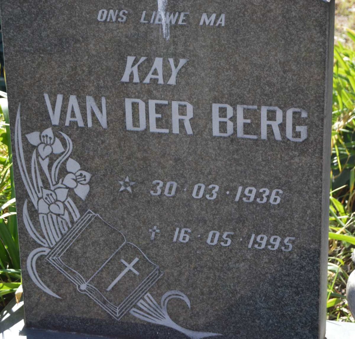 BERG Kay, van der 1936-1995