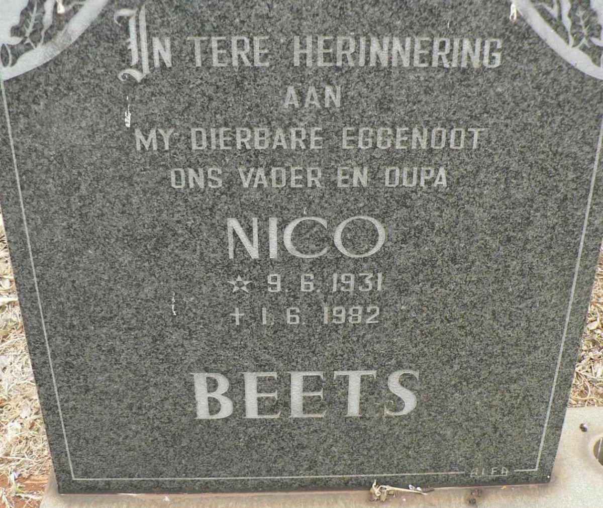 BEETS Nico 1931-1982