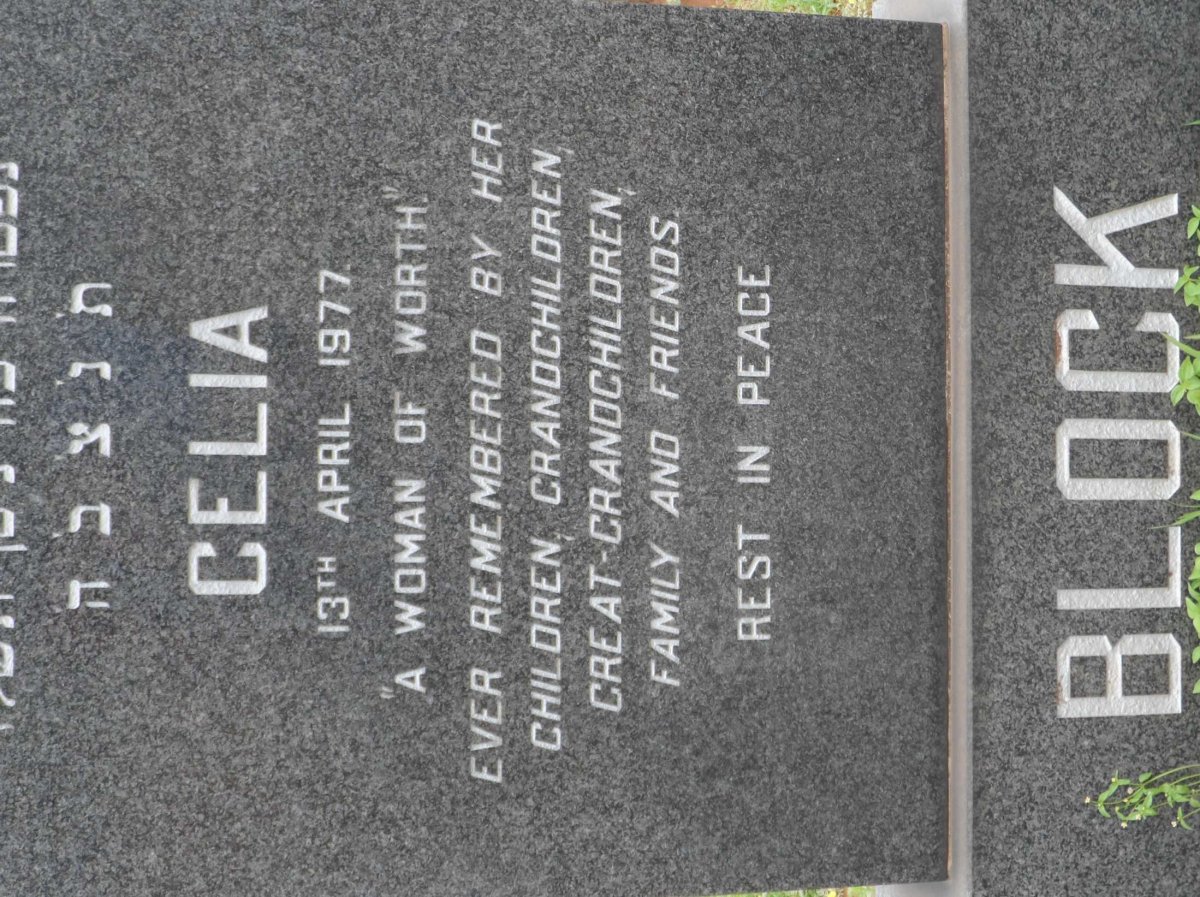 BLOCK Celia -1977