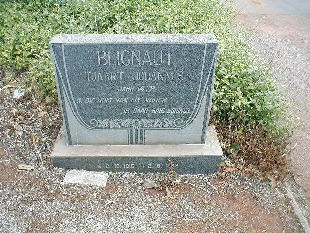 BLIGNAUT Tjaart Johannes 1915-1962