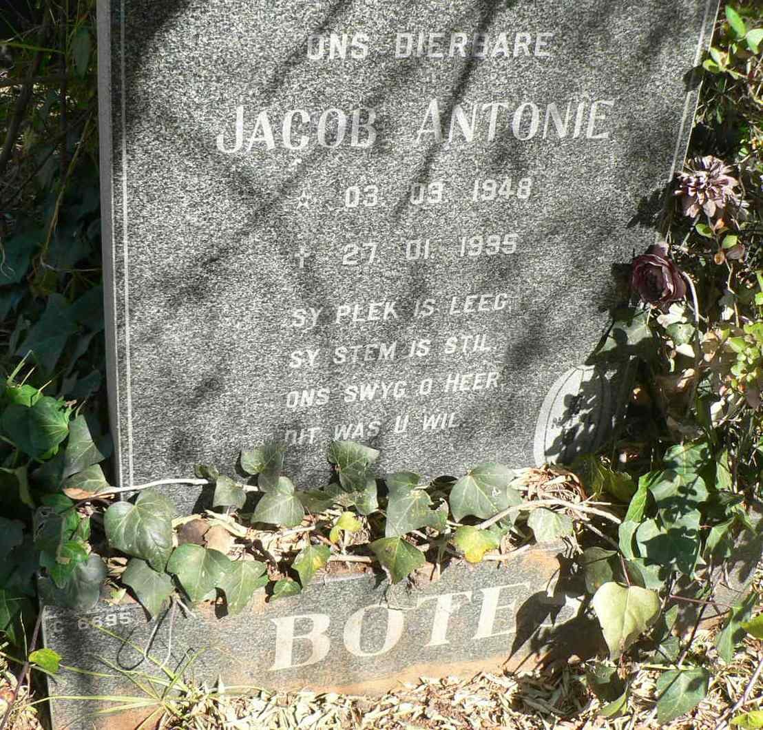 BOTES Jacob Antonie 1948-1995