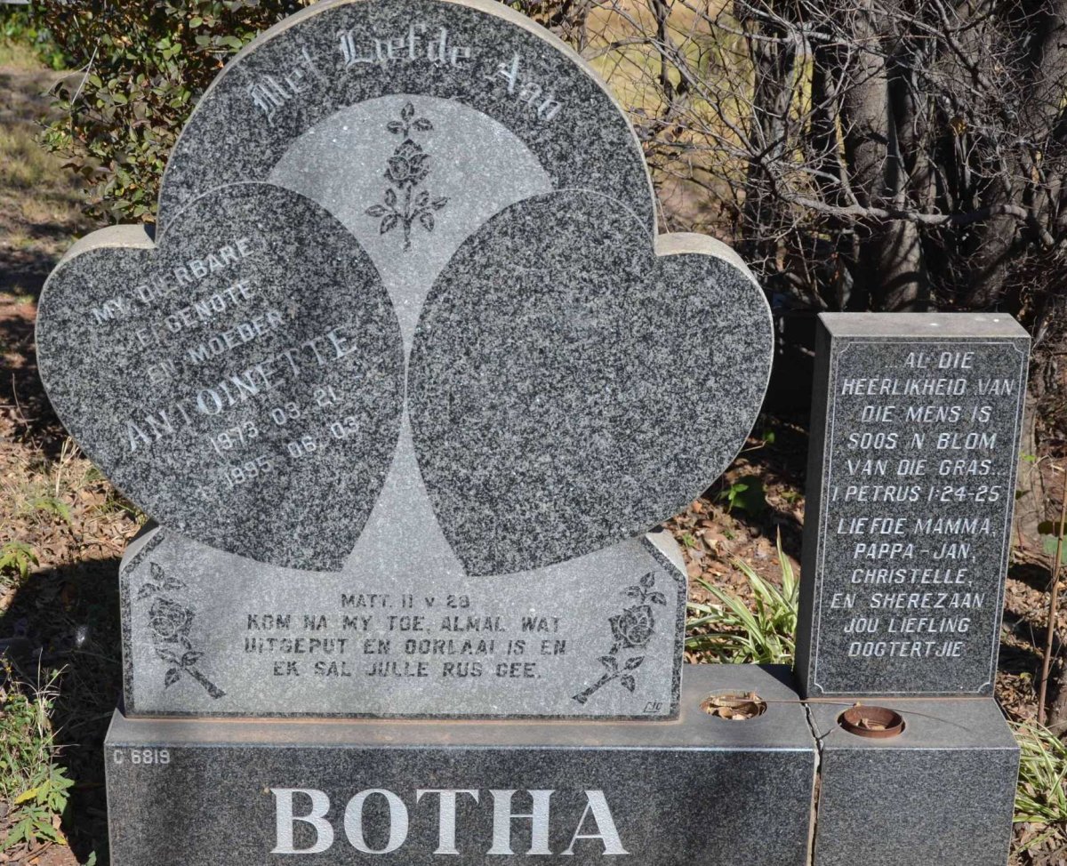 BOTHA Antoinette 1973-1995