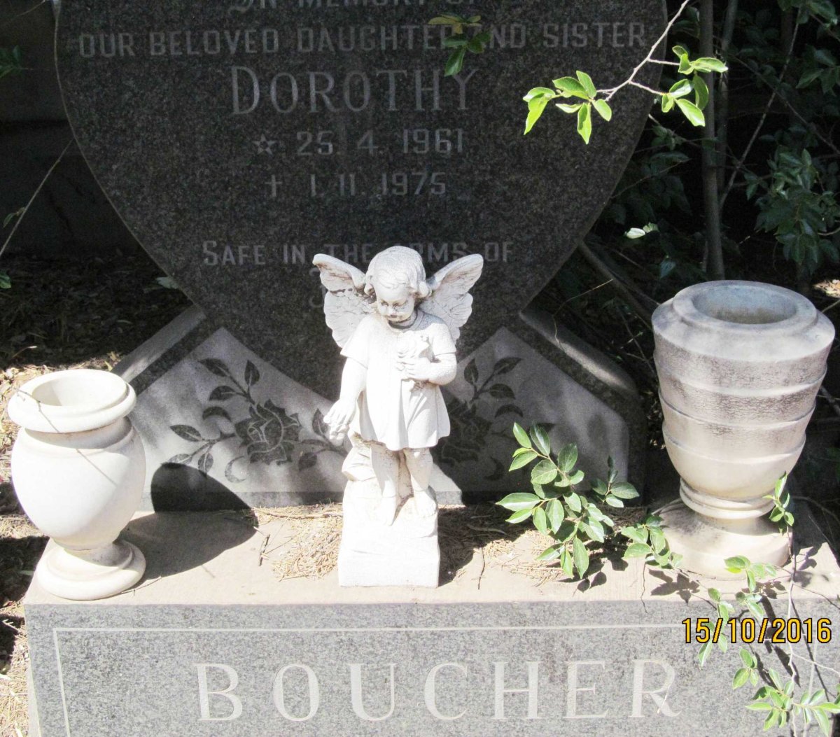 BOUCHER Dorothy 1961-1975