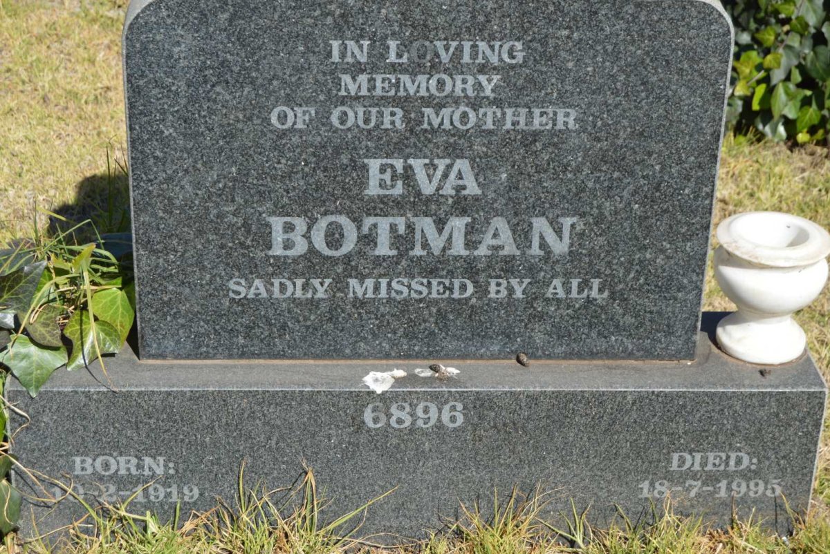 BOTMAN Eva 1919-1995