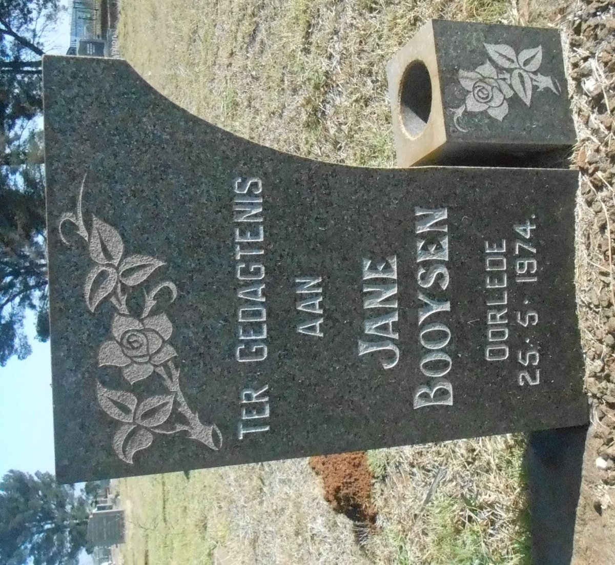 BOOYSEN Jane -1974