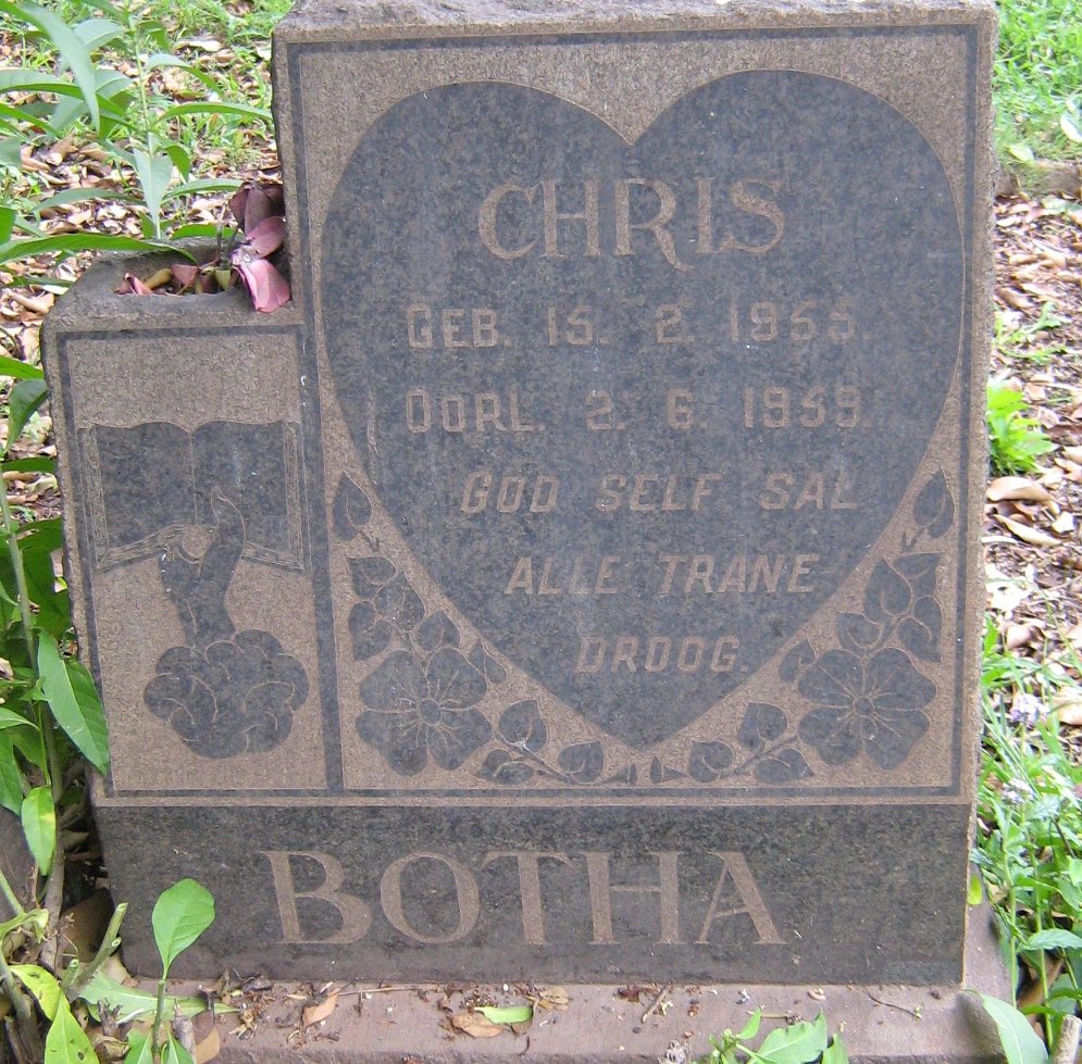 BOTHA Chris 1955-1959