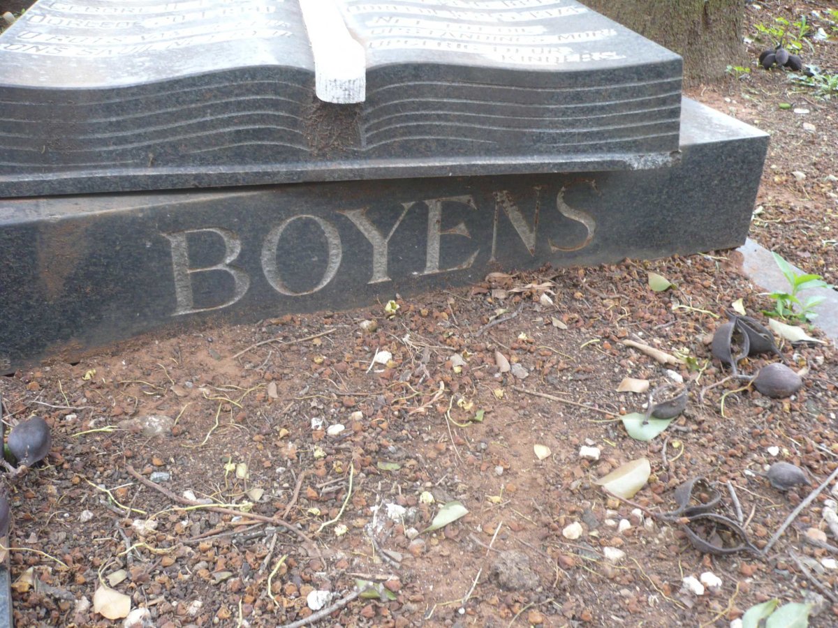 BOYENS Marthinus J.M. 1895-1941 &amp; Anna J.H. 1899-1974